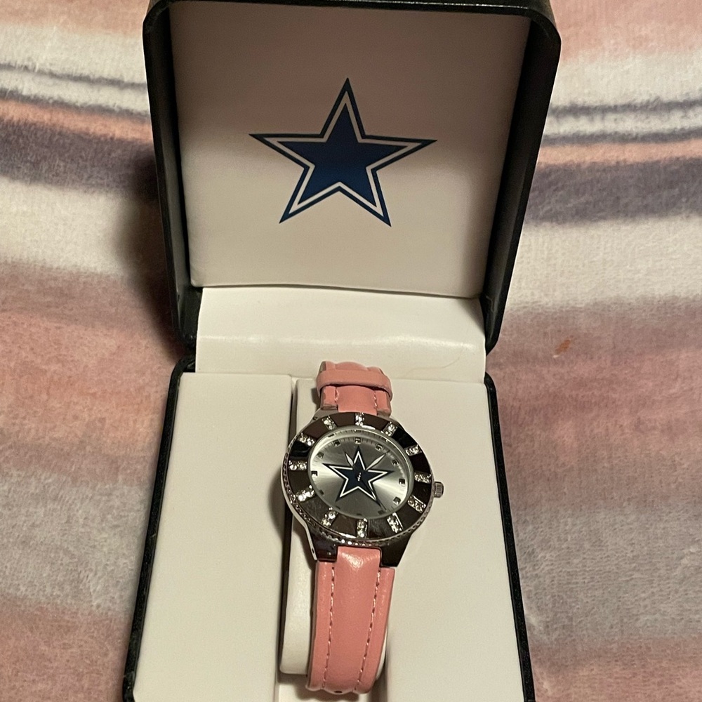 Pink Leather Women's Watch